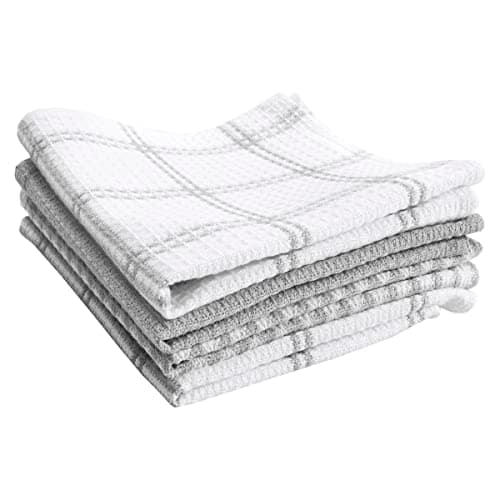 Amazon.com: Homaxy Microfiber Waffle Weave Kitchen Towels, 16 x 28 Inch ...