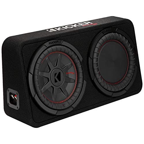 Kicker CompRT 10 Inch Thin Profile Loaded Subwoofer Enclosure