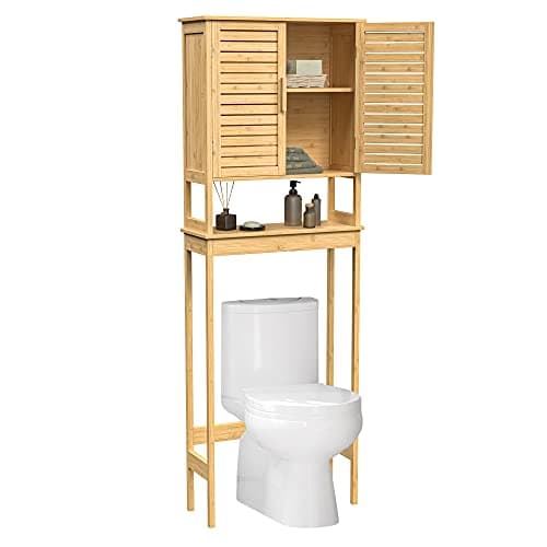 Snapklik.com : SONGMICS Over The Toilet Storage Cabinet