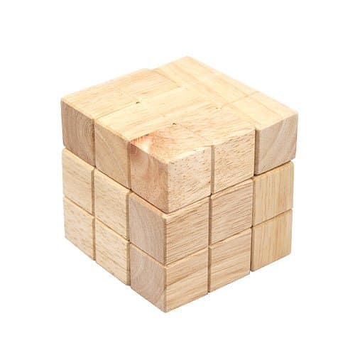 Amazon.com: SiamMandalay Cube Puzzle: Wooden Puzzle for Adults a ...