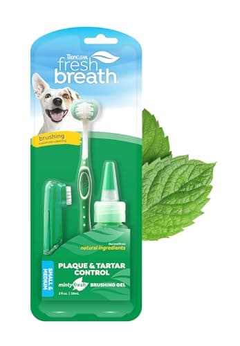 TropiClean Fresh Breath Oral Care Kit for Dogs