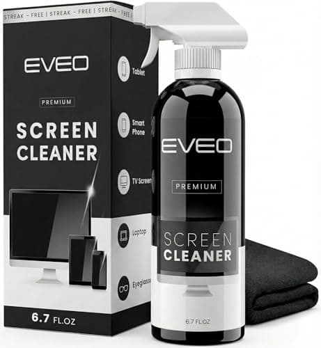 Amazon.com : EVEO® Screen Cleaner Spray Kit (Streak-Free) TV ...