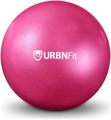 URBNFit Small Exercise Ball - 9-inch Mini Pilates Ball with Fitness ...