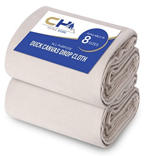 Bates- Drop Cloth, Canvas Drop Cloth 6x9, Canvas Tarp, Canvas Fabric ...