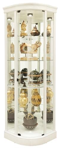 Howard Miller Marlowe Iii Corner Curio Cabinet Furniture Living Room ...