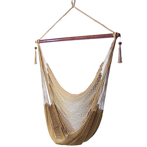 Sunnydaze Hanging Hammock Chair Swing