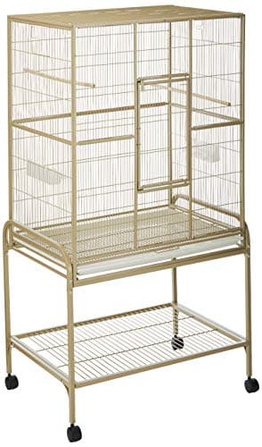 A&E CAGE COMPANY Elegant Style Flight Bird Cage, Black, Medium - Chewy.com