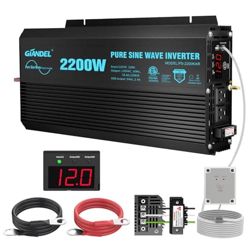 Giandel 2200W Pure Sine Wave Power Inverter