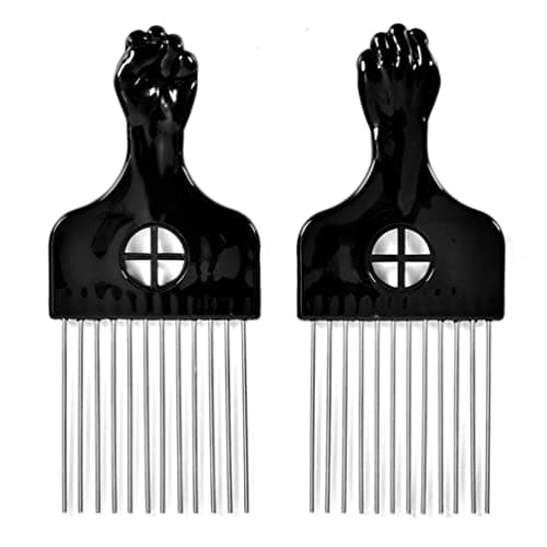 3 Pcs Hair Comb Combs Hair Pick Metal Pick Comb Hair Brush for Men Afro ...