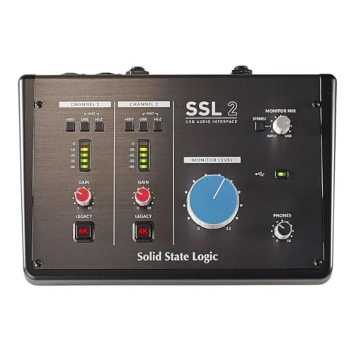 Solid State Logic SSL 2+ MK2 2x4 USB Audio Interface Legacy 4K