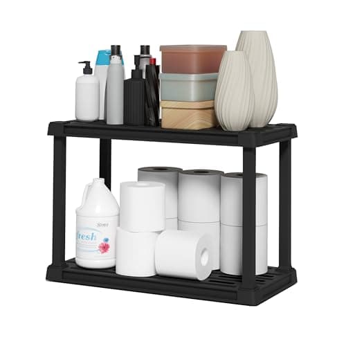 IRIS USA 2-Tier Multi-Purpose Shelf Organizer