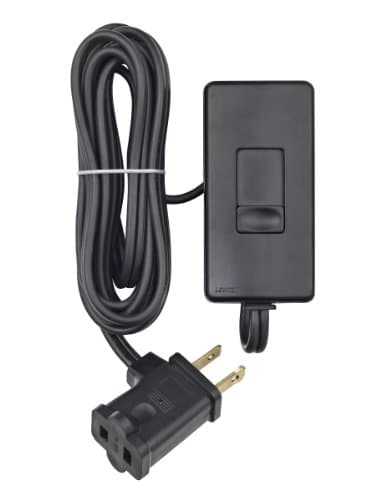 Leviton TBL03-10E Tabletop Slide Control Lamp Dimmer, 300-Watt, Black ...