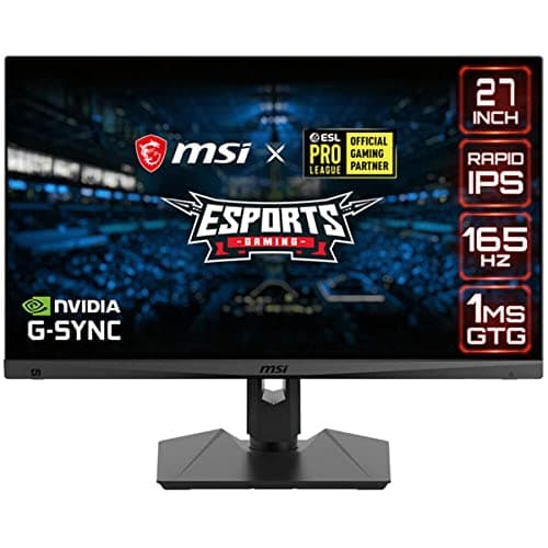 MSI Optix MAG274QRF-QD 27" WQHD 2560 x 1440 (2K) 1ms (GTG) 165 Hz 2 x ...