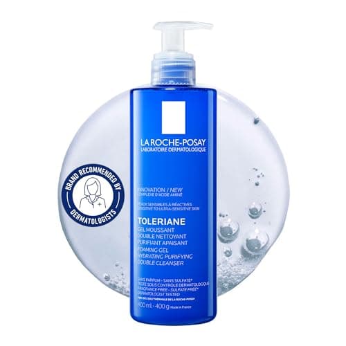 Gel nettoyant moussant purifiant Toleriane de La Roche-Posay