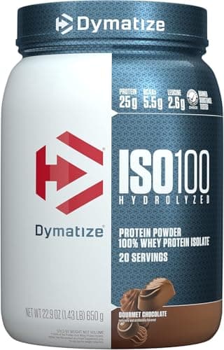 Amazon.com: Dymatize ISO100 Hydrolyzed Protein Powder, 100% Whey ...