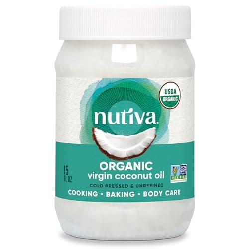 Nutiva Organic, Cold-Pressed, Unrefined, Virgin Coconut Oil from Fresh ...