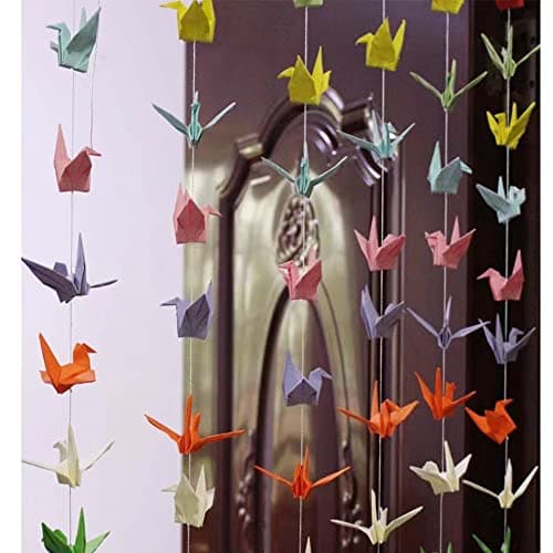 Origami Crane Garland | Easy Foldable Creations