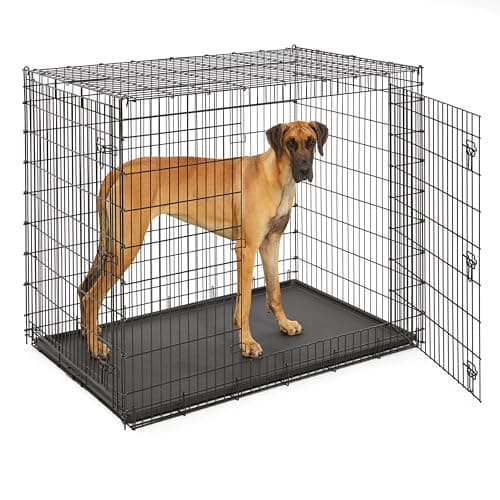MIDWEST Solution Series XX-Large Heavy Duty Double Door Wire Dog Crate ...