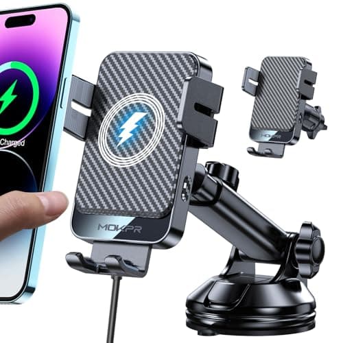 Cheap For iPhone Samsung Wireless Car Charger Automatic Clamp Fast ...