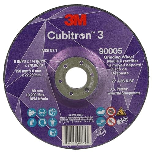 3M Cubitron II meule à centre déprimé