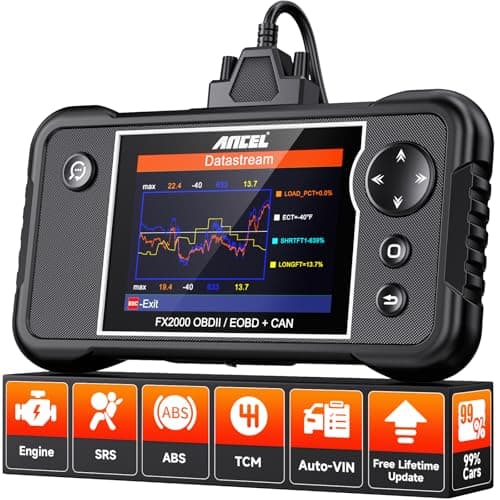 ANCEL FX2000 Vehicle OBD2 Scanner Automotive Car Code Reader Check ...