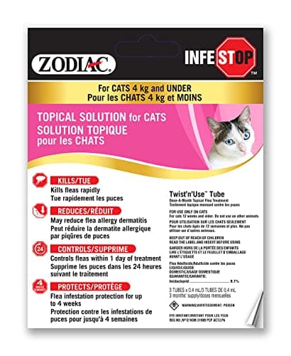 Zodiac Flea & Tick Dip for Dogs & Cats, Kills Ticks Fleas Lice & Ear ...