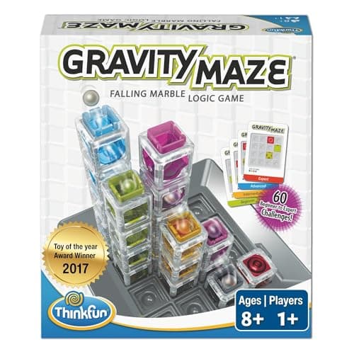 Jeu de logique ThinkFun Gravity Maze, parcours de billes