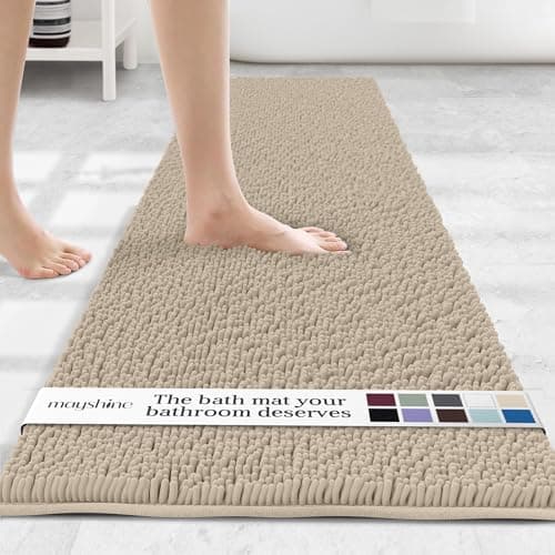 MAYSHINE Non-Slip Microfiber Bath Mat