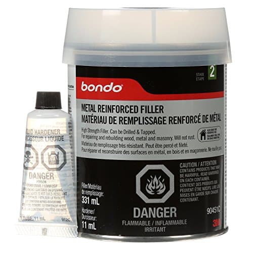 Amazon.com: Bondo Wood Filler 12 oz with Hardener 0.5 oz, Repairs Chips ...