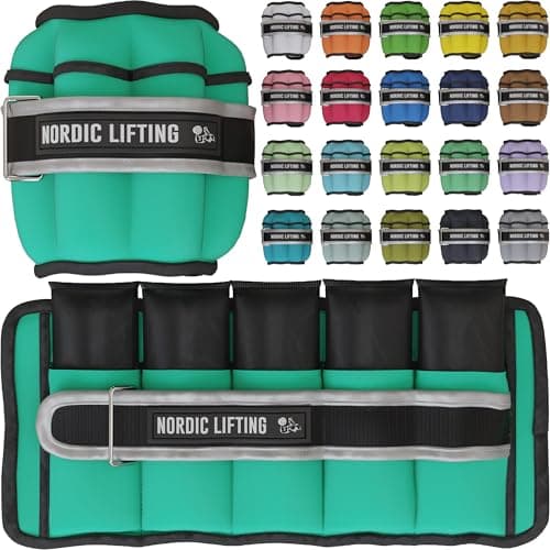 Nordic Lifting Adjustable Ankle Wrist Weights 2pk 1# N Fast for ...