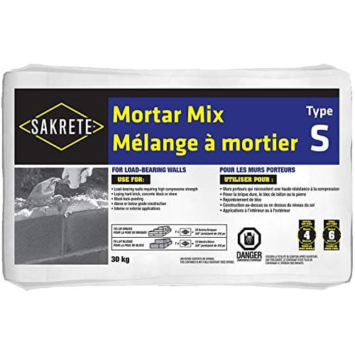 Mélange de mortier Sakrete de type S