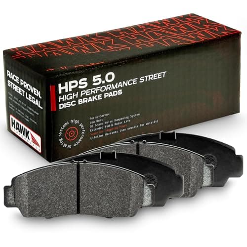 Hawk HPS 5.0 Brake Pads FRONT Brembo OEM Applications (Subaru ...