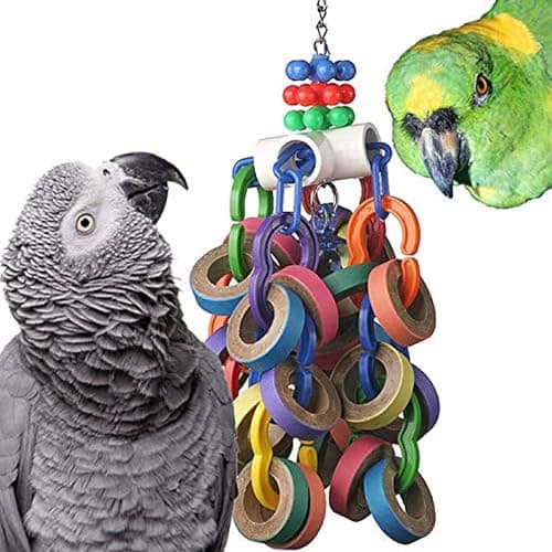 Bagel Cascade - Large Bird Toy - Super Bird Creations