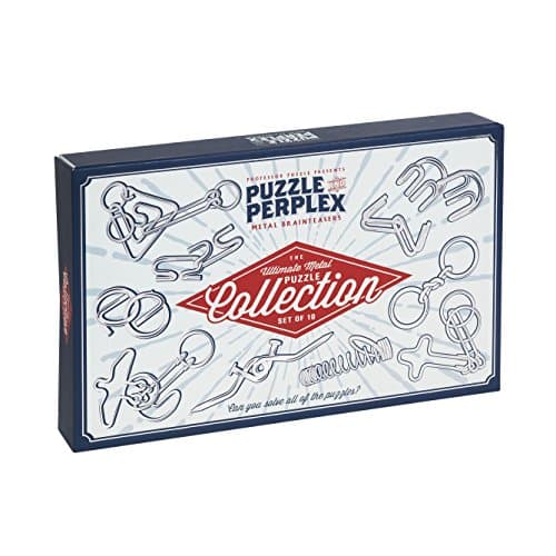 Professor Puzzles Great Minds Brain Teaser Puzzle Set - 5 Piece - 3 X ...