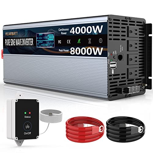 Energizer 4000 watts power inverter modified sine wave car inverter 12v ...