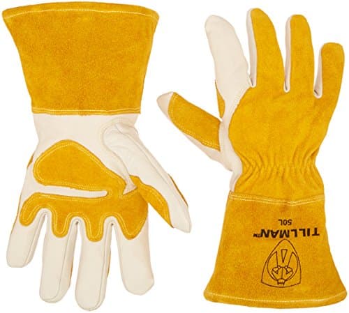 Tillman+42+Top+Grain+Pigskin+Foam+Lined+Thumb+Strap+MIG+Welding+Gloves ...