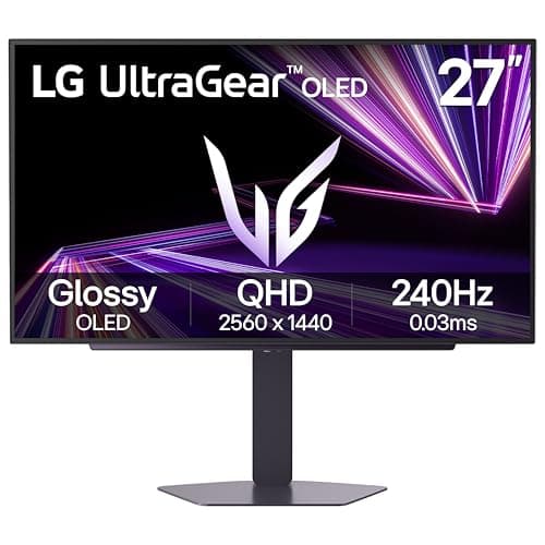LG 27GR95QE UltraGear Gaming Monitor 27" QHD OLED HDR True Black ...