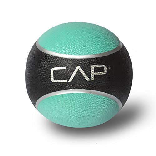 Amazon.com: CAP Barbell Rubber Medicine Ball, 2-Pound, Teal ...