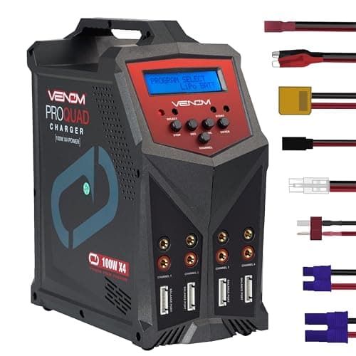 Venom Pro Quad 100W x4 AC/DC 7-Amp 4-Port Charger
