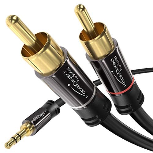 KabelDirekt 3.5mm to 2RCA Y Adapter Cable