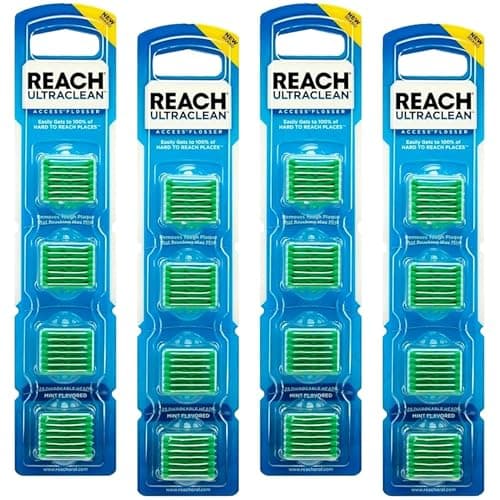 Listerine Ultraclean Access Flosser, Mint Flavored, with 36 Flossing ...