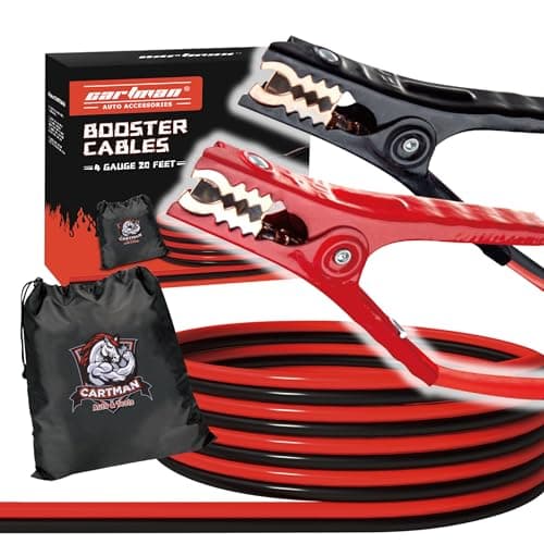 CAA Premium 4 Gauge 16ft Booster Cables
