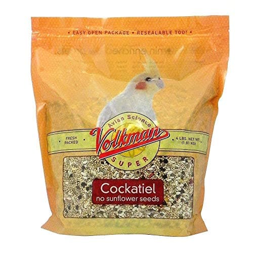 Volkman Avian Science Super Cockatiel No Sunflower Bird Food Daily Diet ...