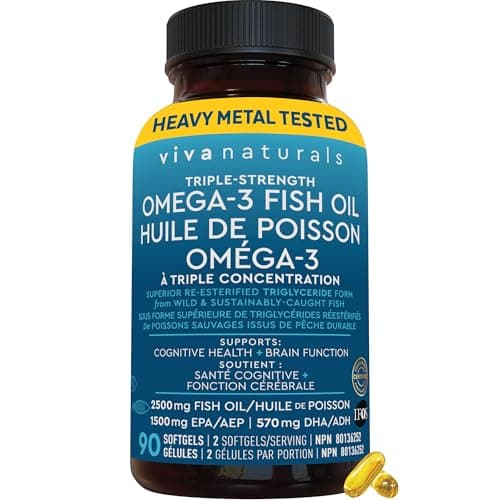 Viva Naturals Omega-3 Fish Oil + Vitamin D3