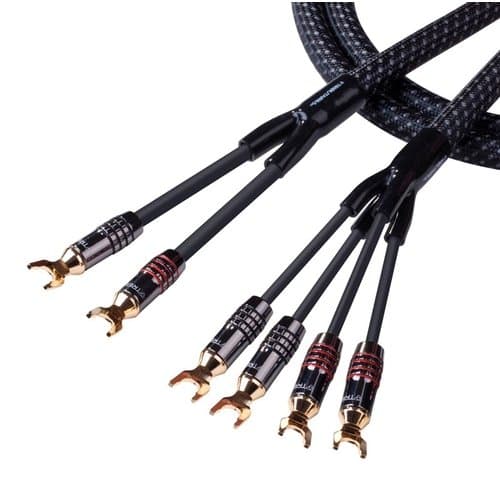 Amazon.com: Tributaries 8BW-L Series 8 Bi-Wire Speaker Cable Terminated ...