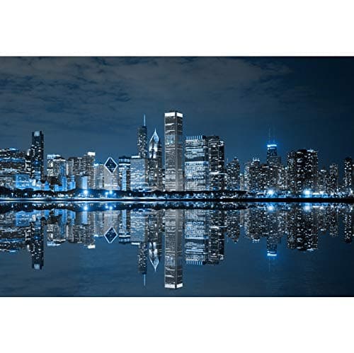 Amazon.com: Yeele 9x6ft Famous City Night View Backdrop High-Rise ...