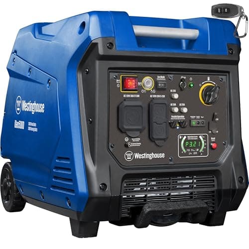 Westinghouse iGen4500 Super Quiet Portable Inverter Generator, 4500 ...