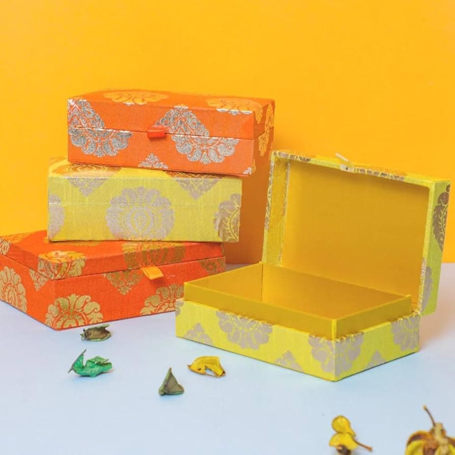 Fabric Covered Gift Boxes