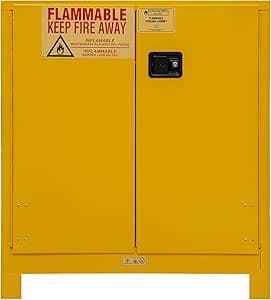 Durham 1030ML-50 Flammable Safety Cabinet with 2 Manual Door and Legs ...