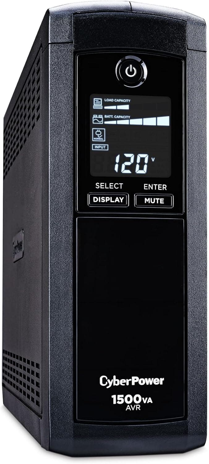 Amazon.com: CyberPower CP1500AVRLCD Intelligent LCD UPS Battery Backup ...
